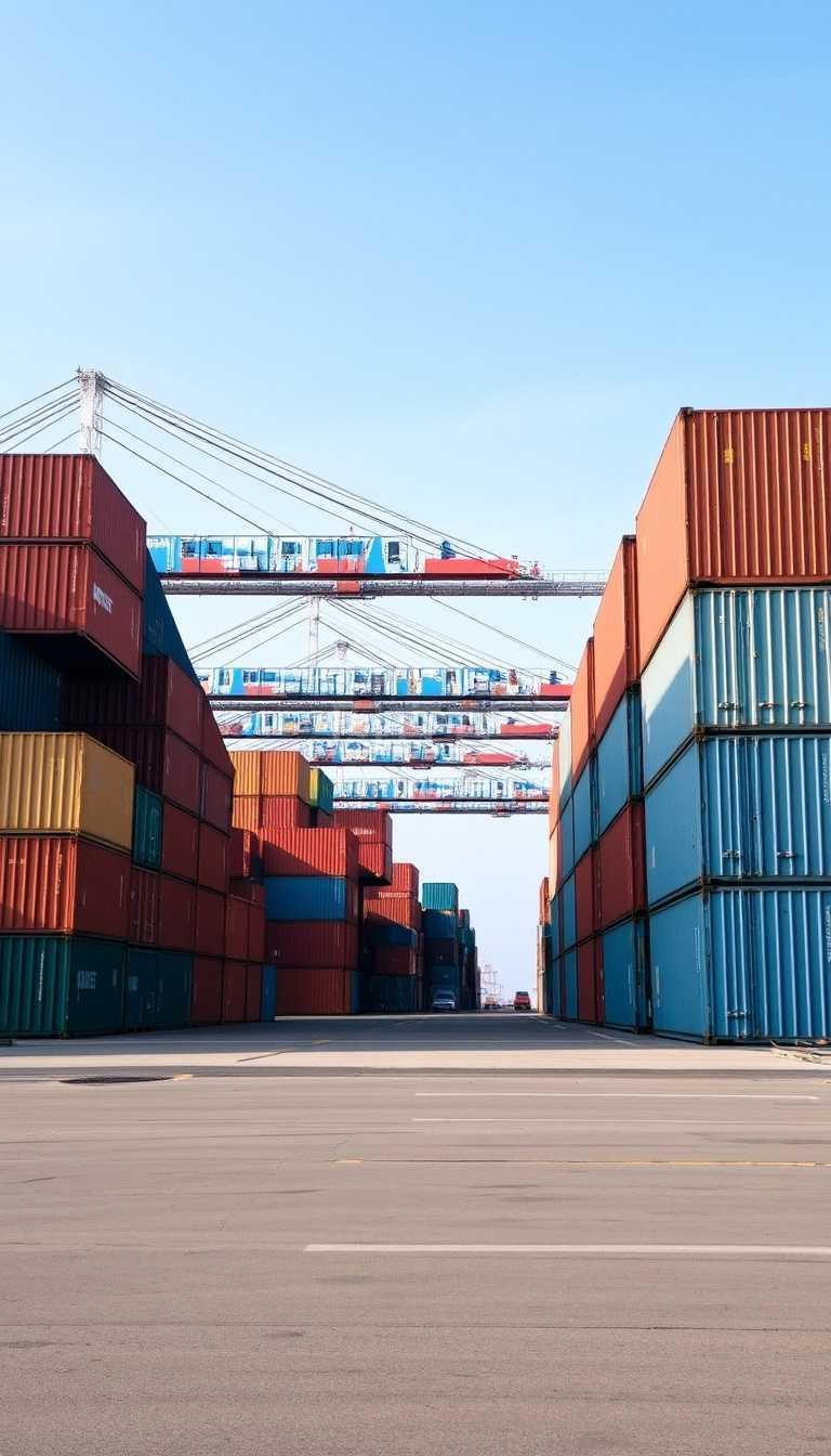 港口码头的集装箱技术 进出口货物的关键支撑